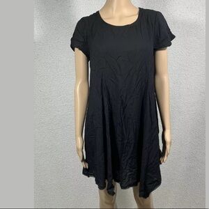 Silence + Noise Women's Black Trapeze Dress